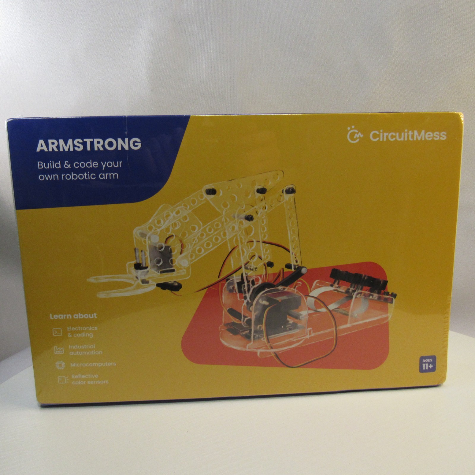 NIP CIRCUITMESS ARMSTRONG ROBOTIC ARM DIY BUILD & CODE YOUR OWN KIT!
