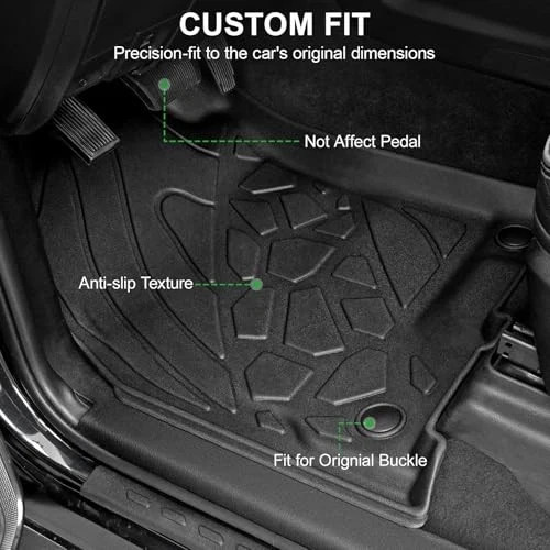 Floor Mats for 2019-2025 2026 Dodge Ram 2500/3500 Crew Cab with Bucket Seat (Not