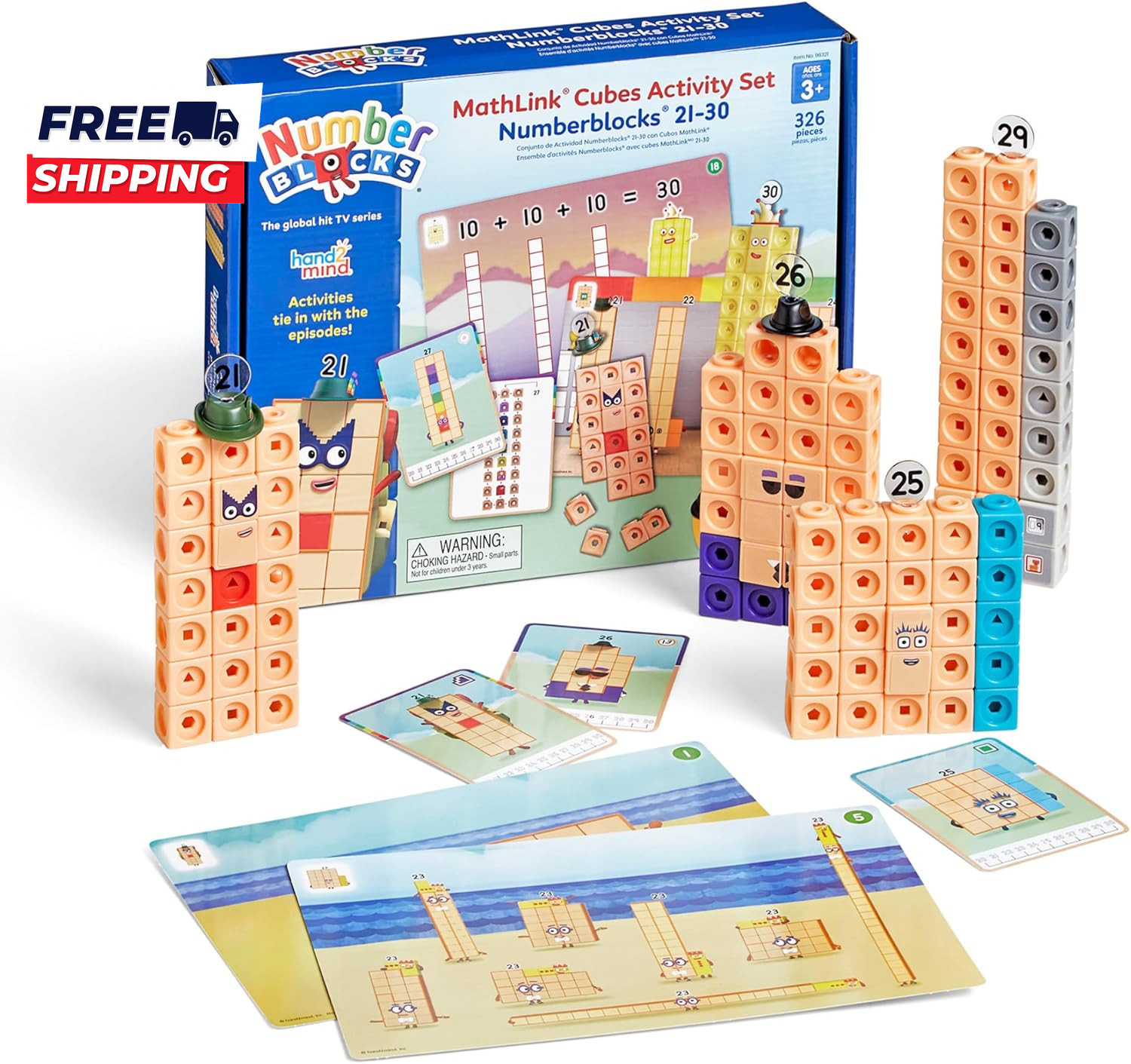 Mathlink Cubes 21-30 Activity Set 20 Preschool Learning Activities………