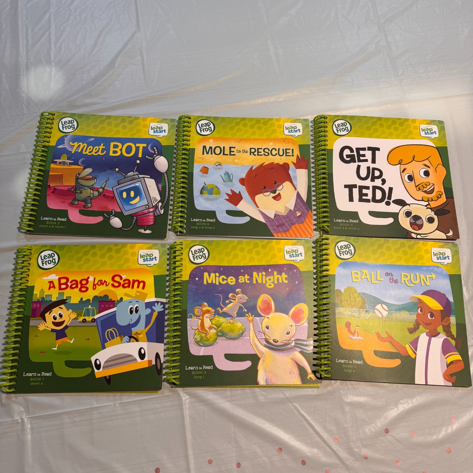 Leapfrog LeapStart Learn to Read books 1-6 Ages 4-7
