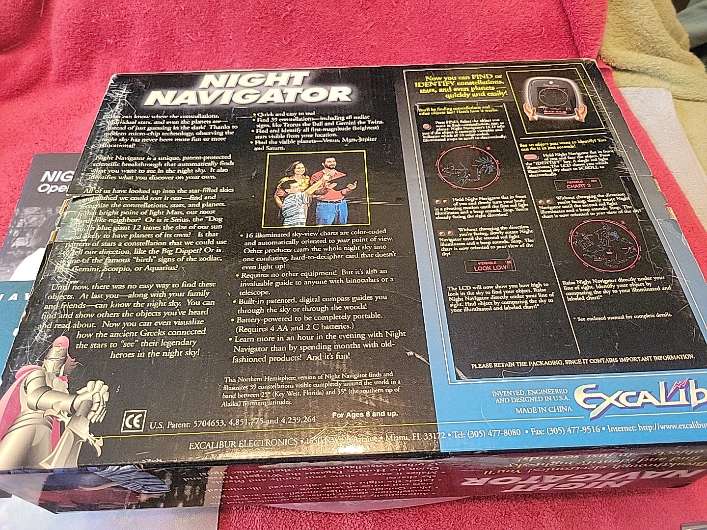 Excalibur Electronics Night Navigator 1999 Model 761 Star Finder NIOB
