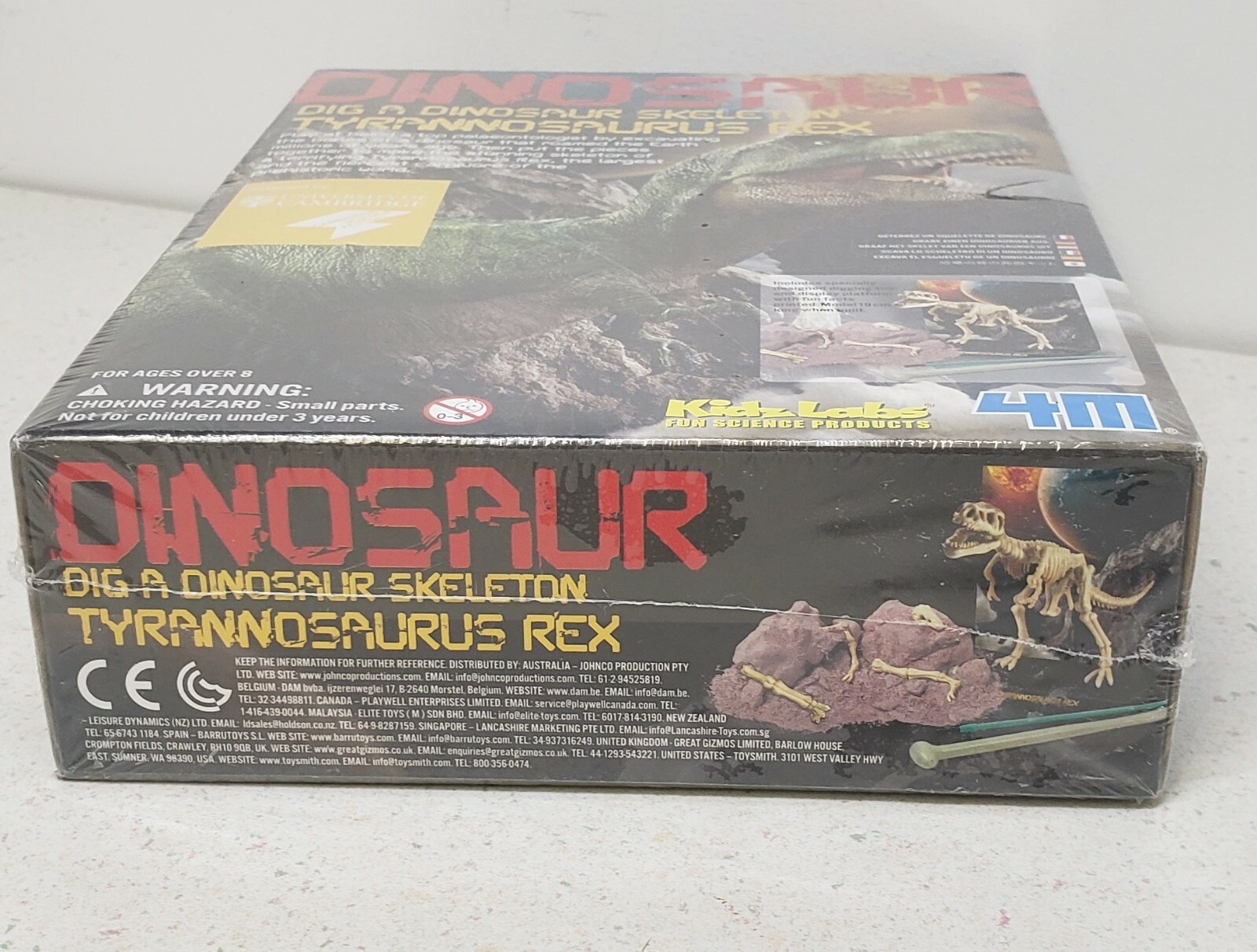 Dig a Dinosaur Skeleton Tyrannosaurus T-Rex 4M Kidz Labs Educational New SEALED