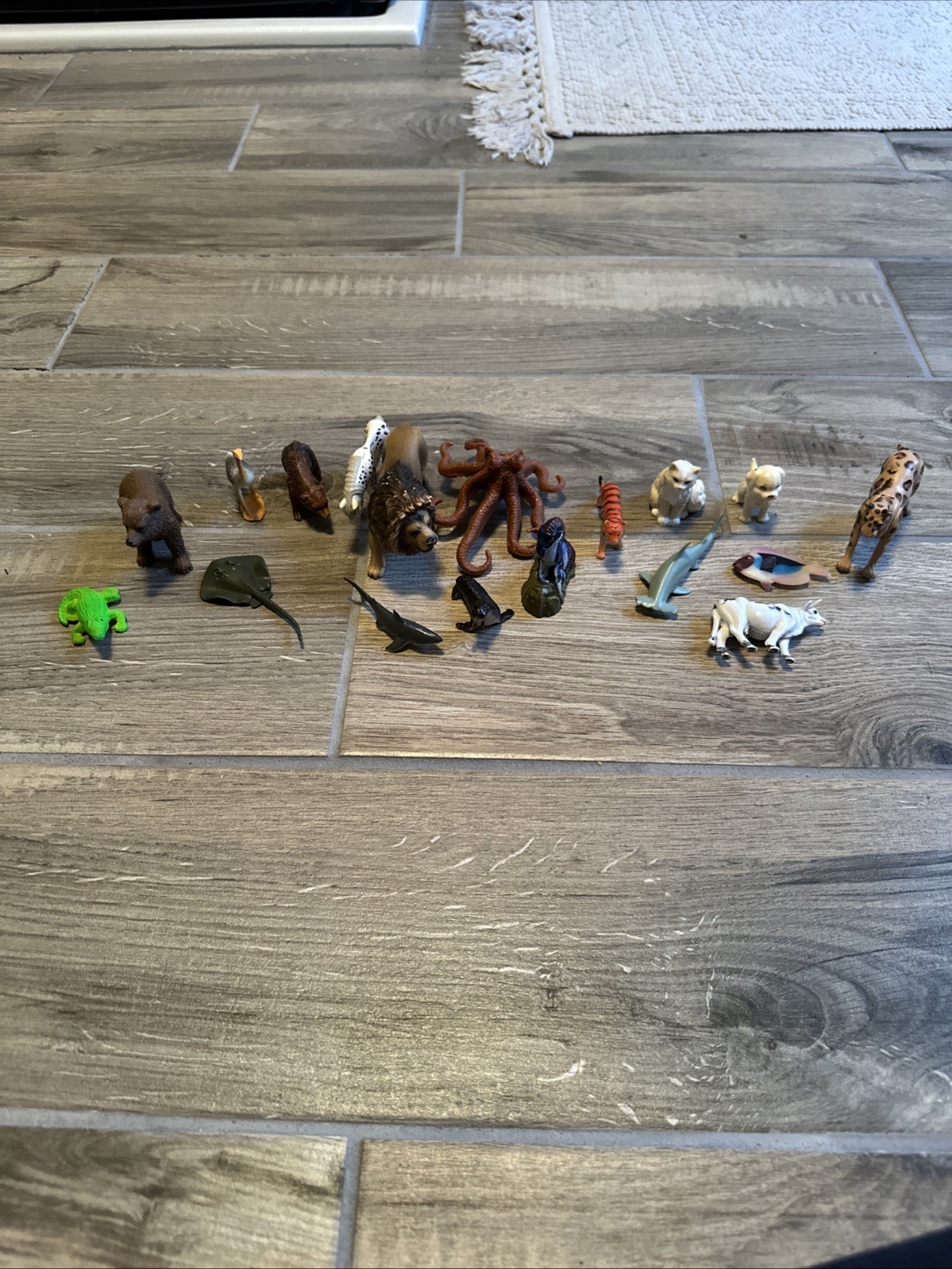 Huge Lot of Animals Insects Bugs Fish 12 Oz Of Plastic Rubber Small Medium Sized