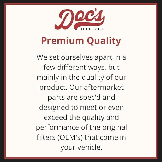 Doc’s 6.7L Powerstroke Fuel & Oil Filter Kit fits 2017-2023 | Replaces