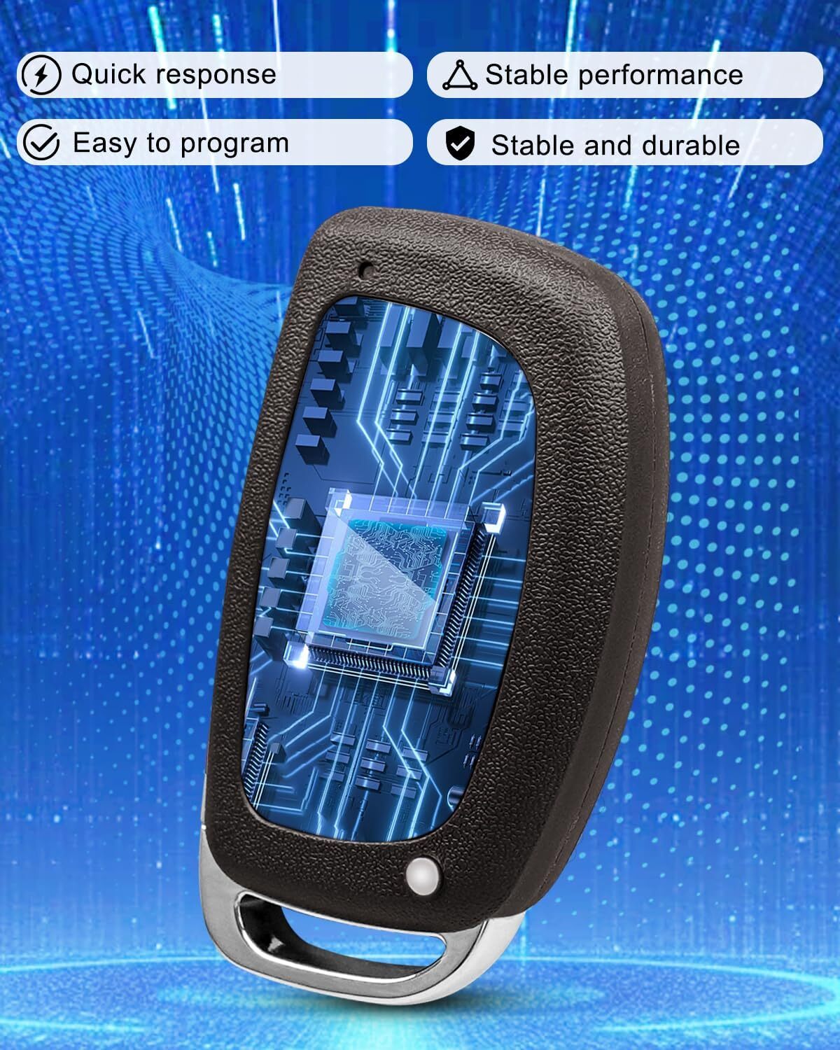 Smart Car Key Fit for Hyundai Sonata 2015 2016 2017, Keyless Entry Remote
