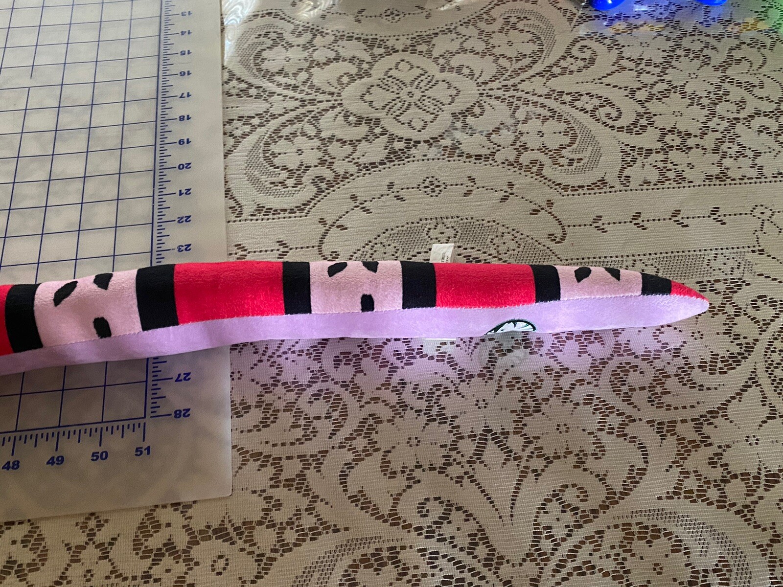 Adventure Planet Snake Red Purple Pink Black 65″ long
