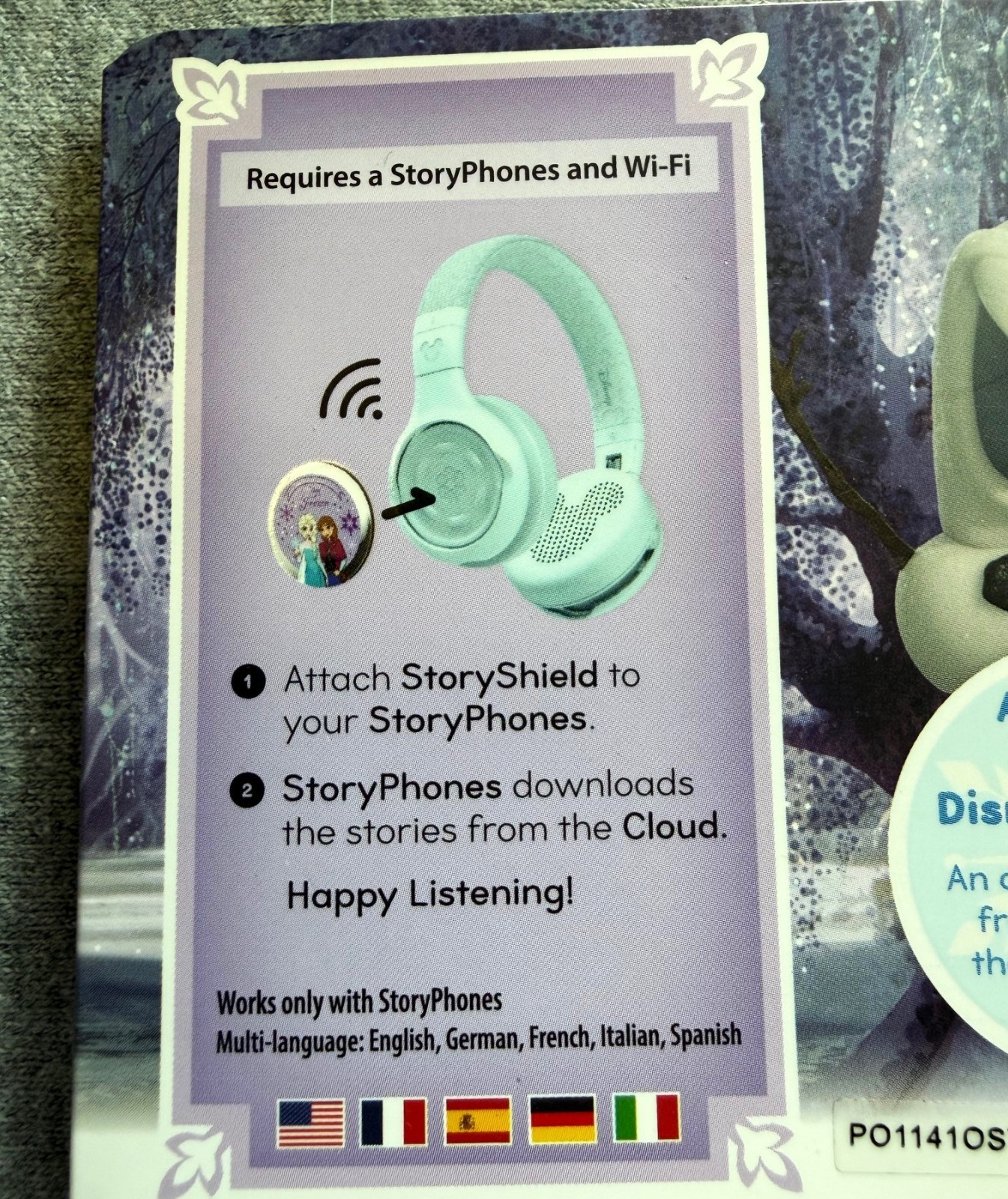 StoryPhones StoryShield Disney’s Frozen Audiobook Fresh Retelling