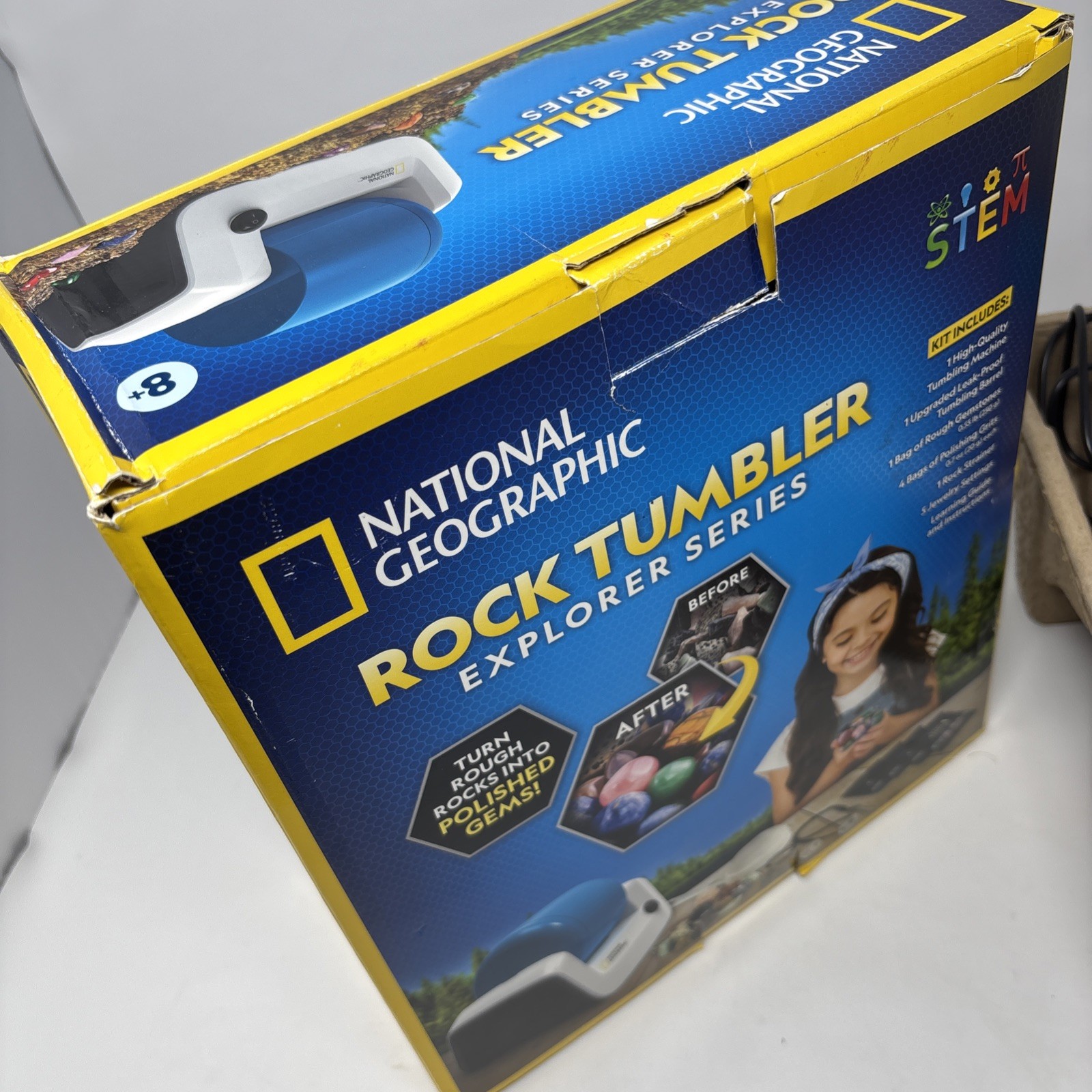 NATIONAL GEOGRAPHIC EXPLORER SERIES ROCK TUMBLER SET
