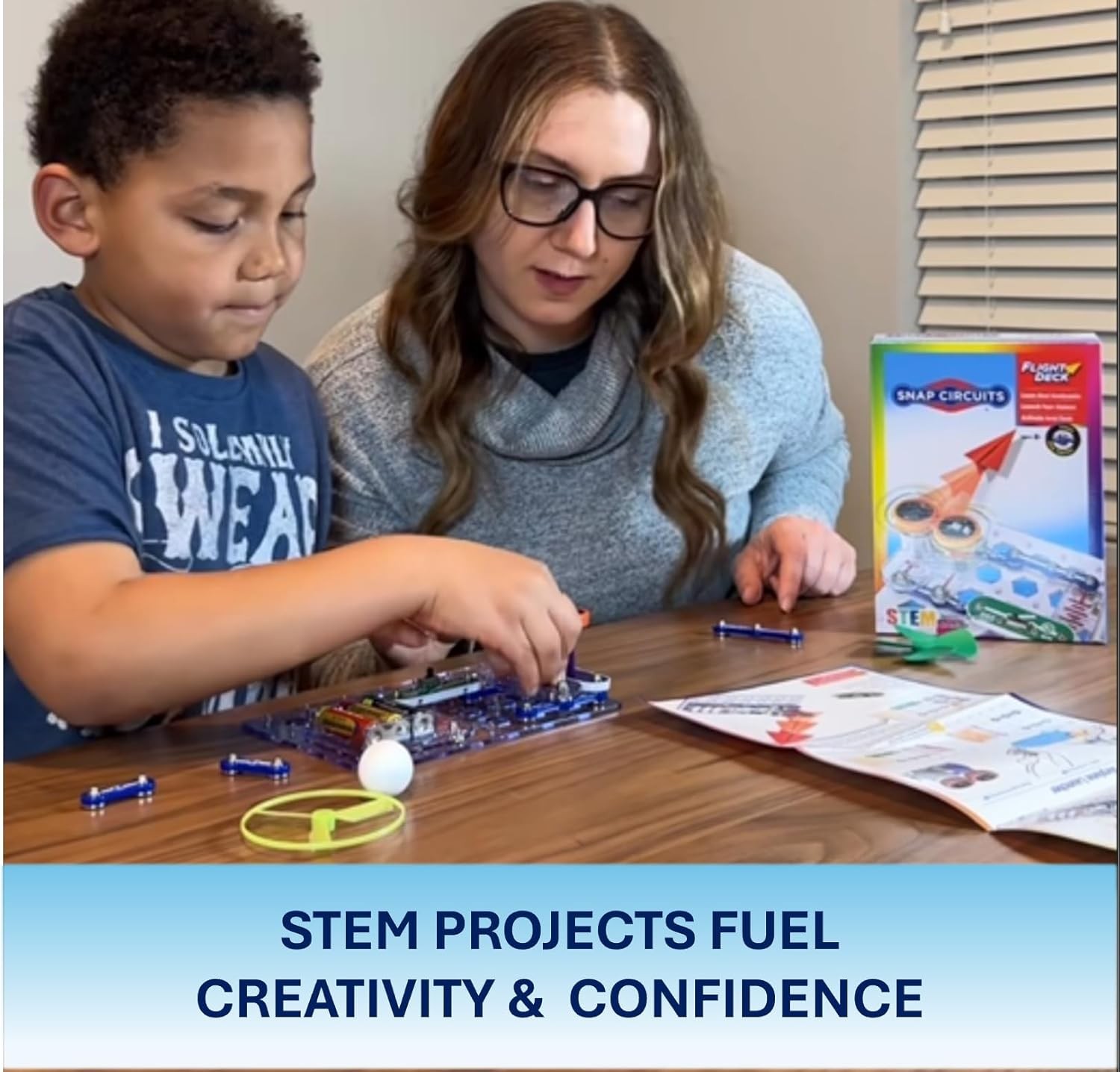Snap Circuits Flight Deck STEM Kit Launch Planes Learn Electronics Ages 8+