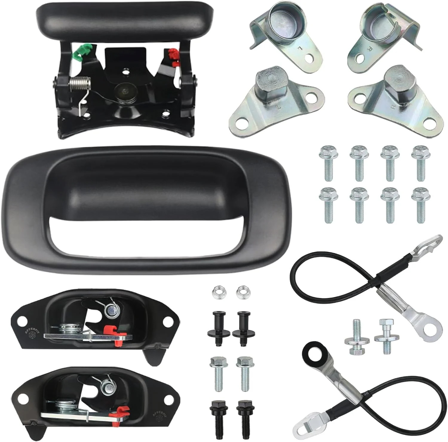 Tailgate Hardware Rebuild Kit for Truck Bed Door Compatible with 1999-2007 Chevr
