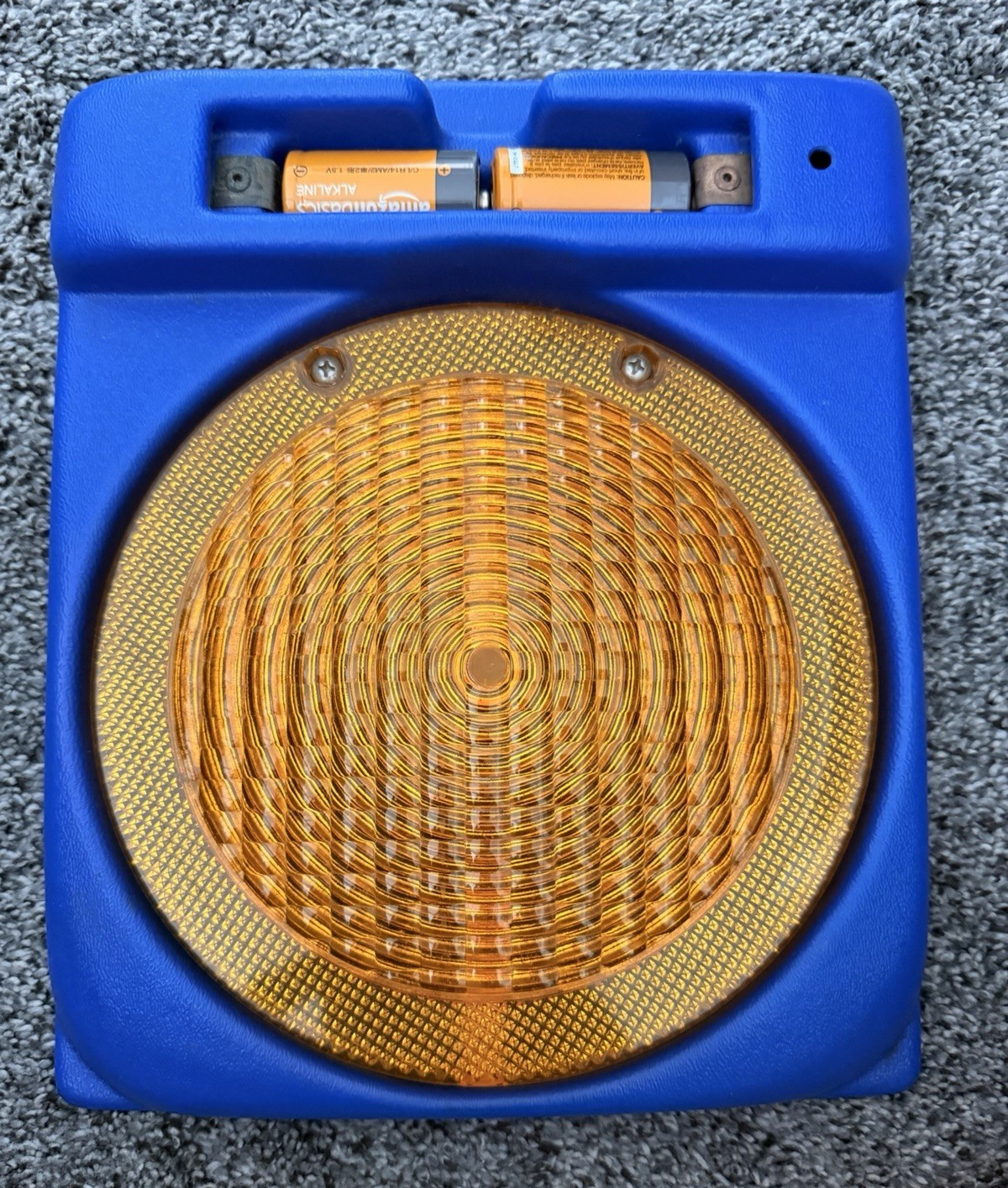Enabling Devices Giant Vibrating Light Toy Button, Blue/Amber