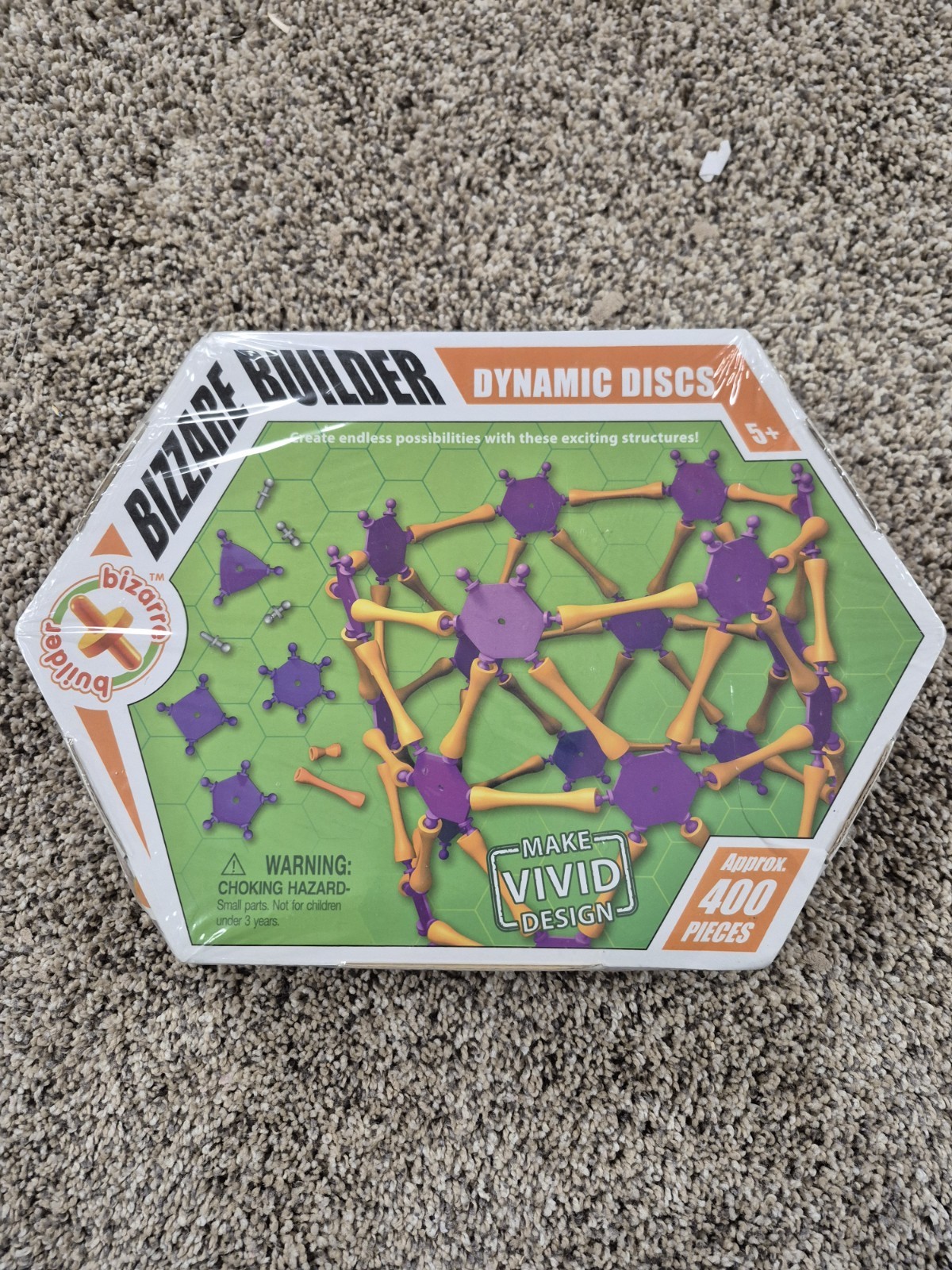 Bizarre Builder From Mindzflash – Dynamic Discs Approx 400 Pieces – New Sealed