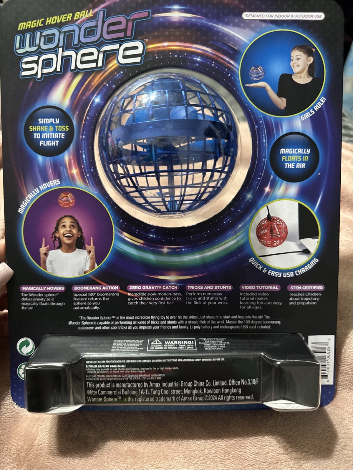 NIP Wonder Sphere Magic Hover Ball LED Tricks &Stunts *GR8 FUN* As Seen Tik-Tok