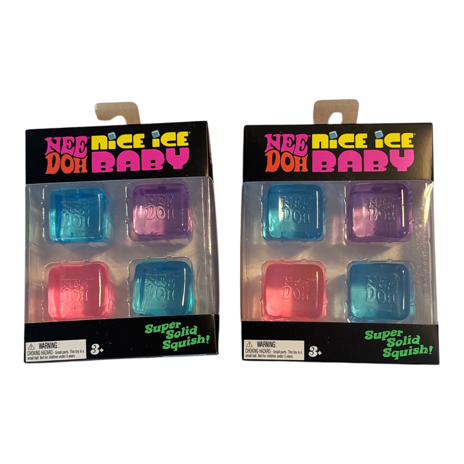 Nee Doh Nice Ice Baby Lot Of 2 – 4 Pack – Each Box Has 4 Mini Cubes