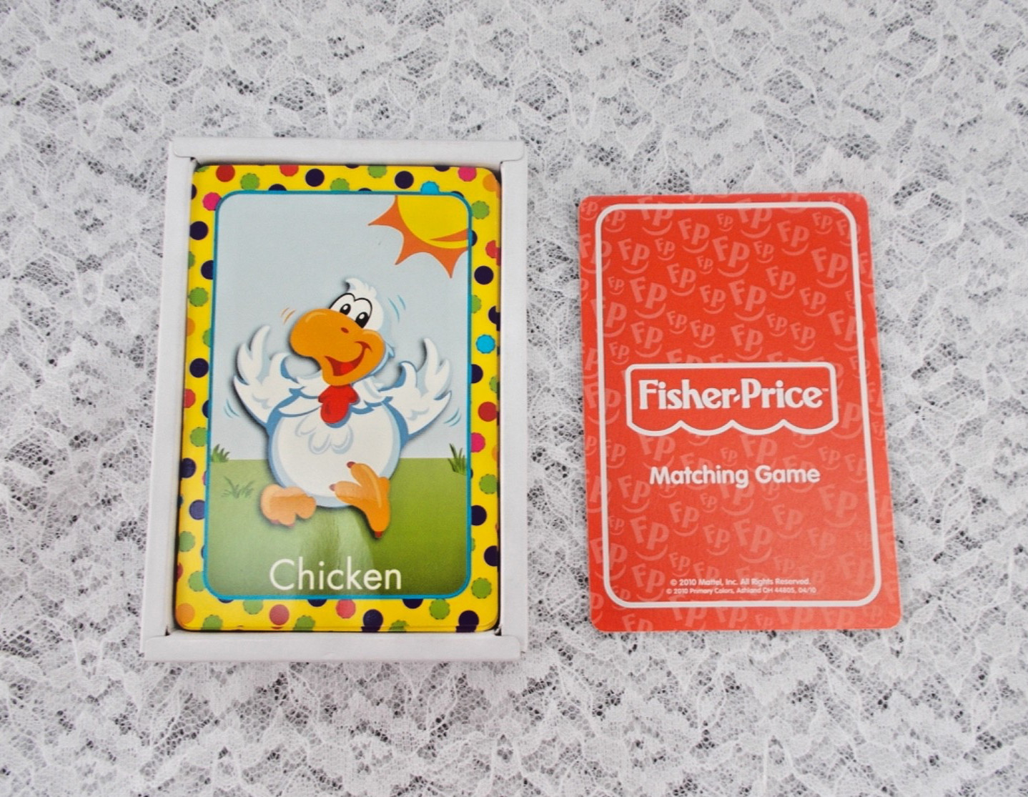 Fisher Price Educational Matching Card Game