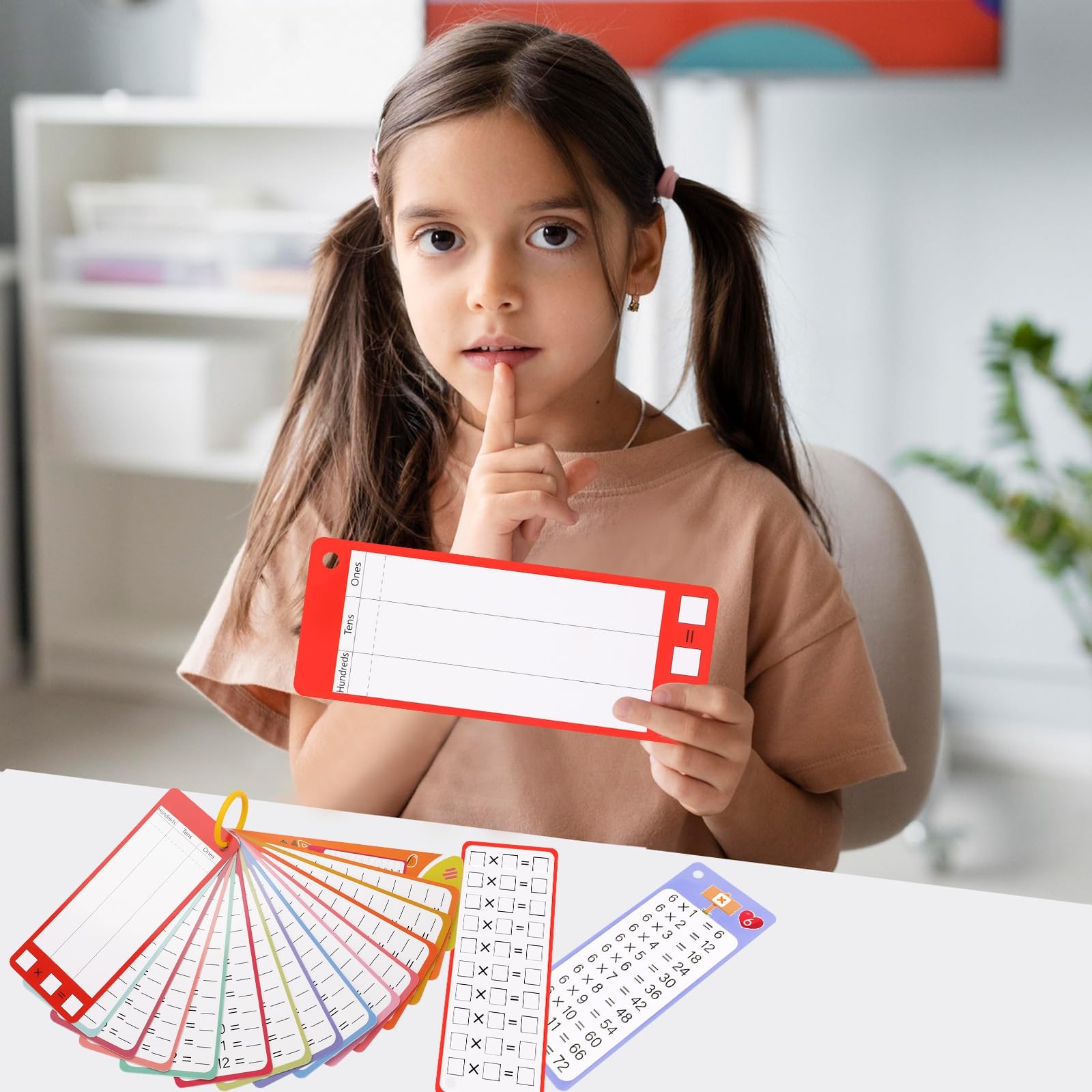 15Pcs Multiplication Flash Cards 0-12, Time Table Flash Cards Chart