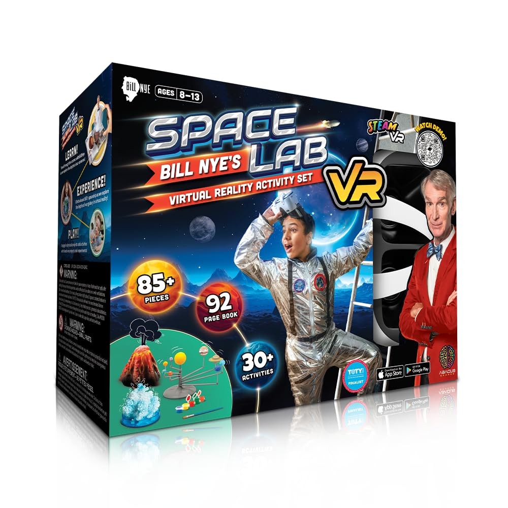 Bill Nye’s VR Space Lab – Virtual Reality Kids Science Kit, Book and Interact…