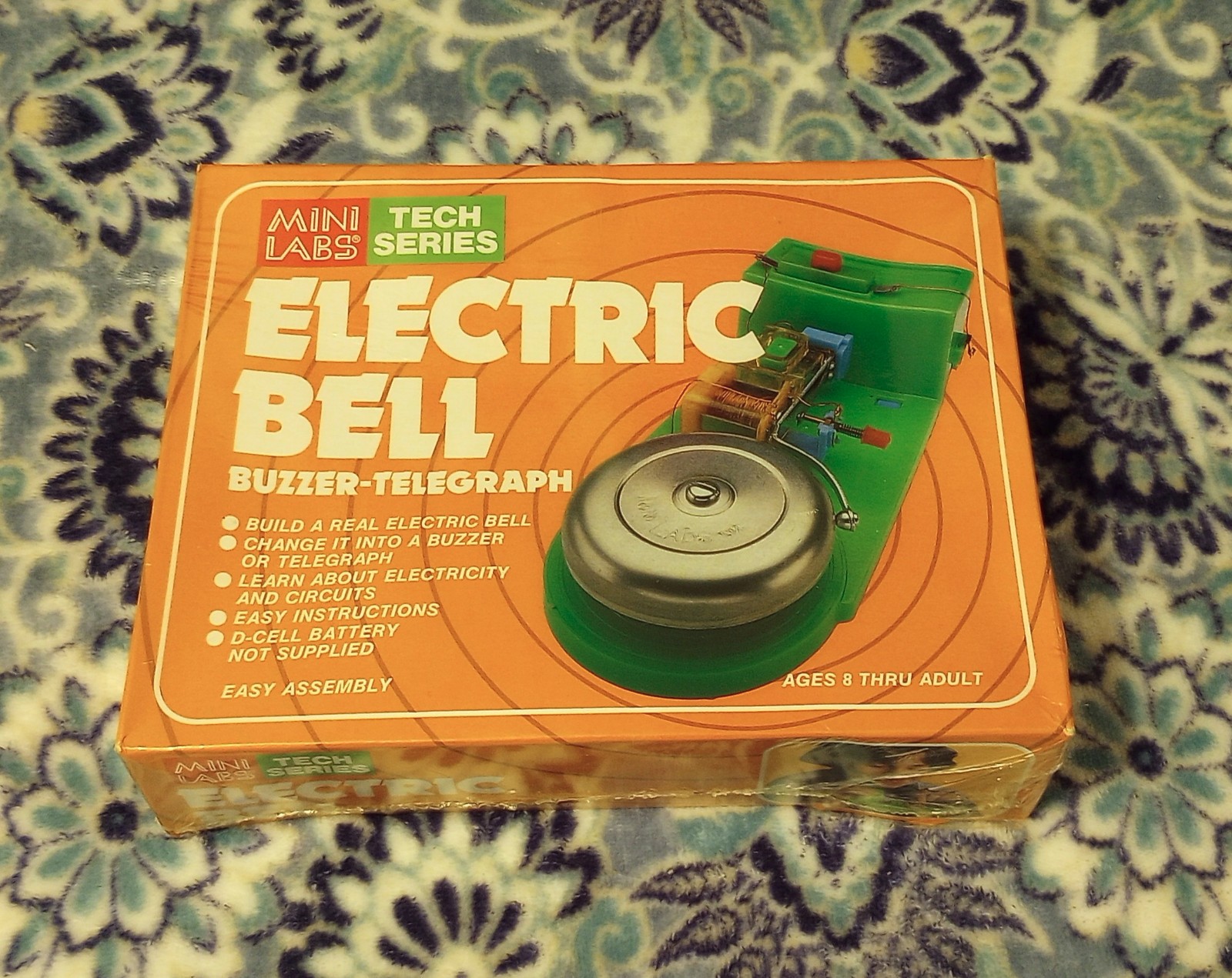 Vintage 1979 Mini Labs Tech «Electric Bell Buzzer- Telegraph» Educational New
