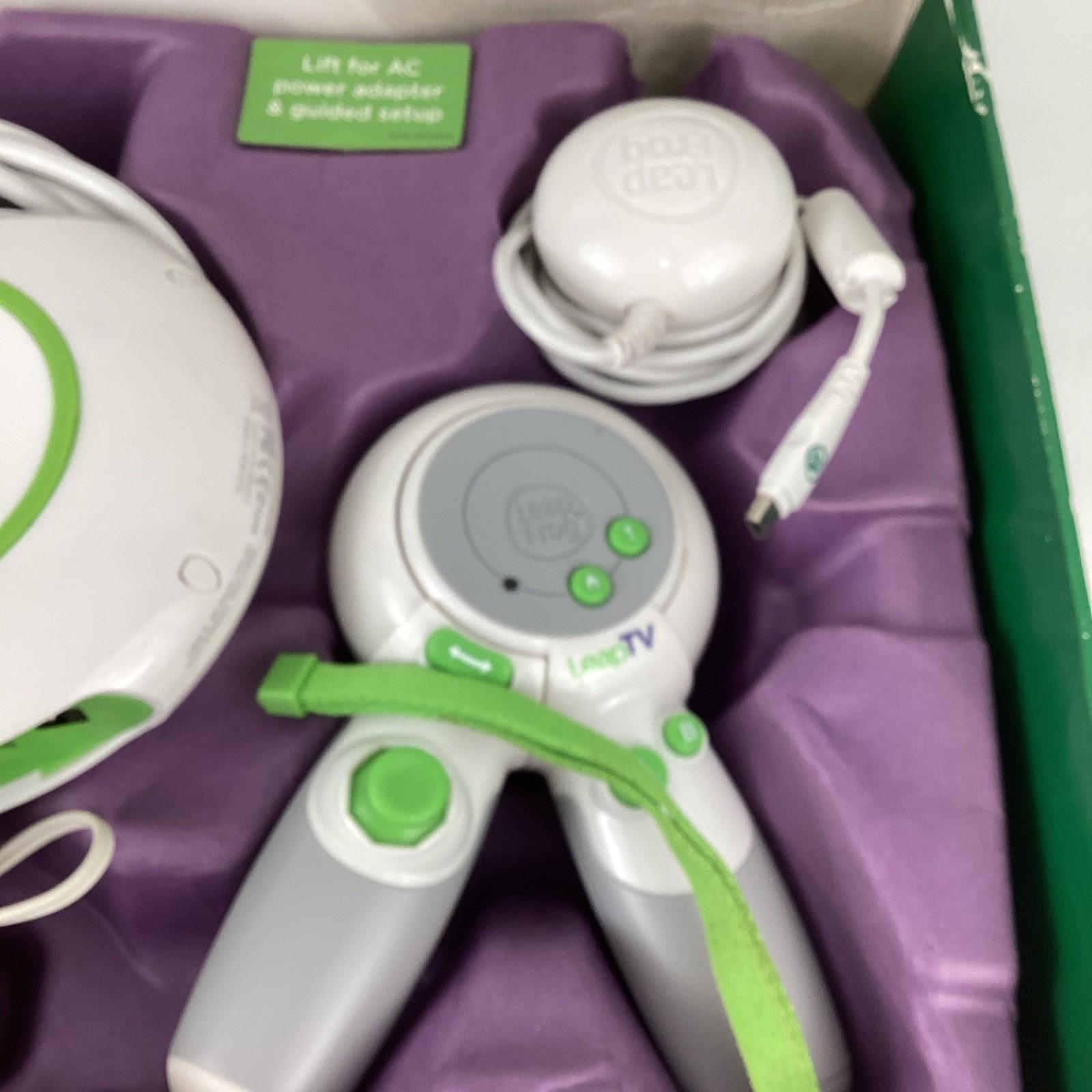 Leap Frog Leap TV Educational Active Video Gaming System Interactive TESTED