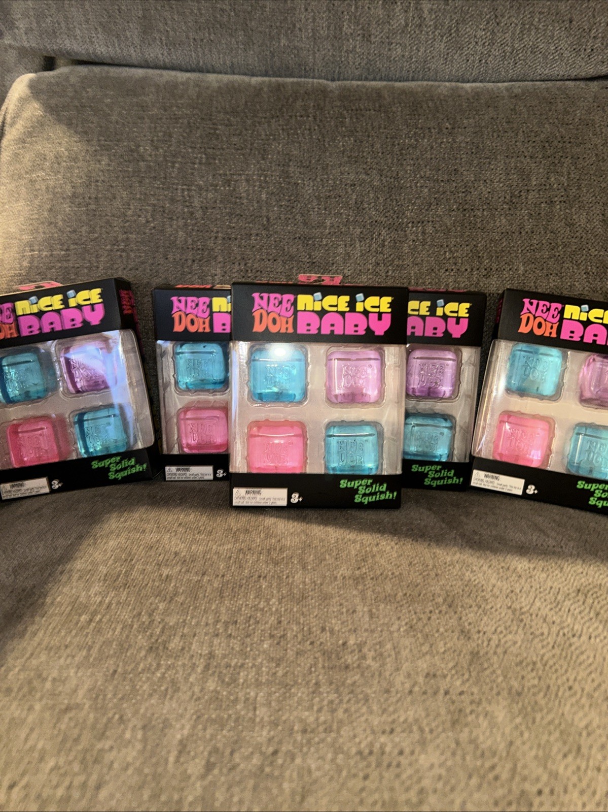 NEW Needoh Nice Ice Baby 4 Pack (Mini Nice Cubes) (x1)