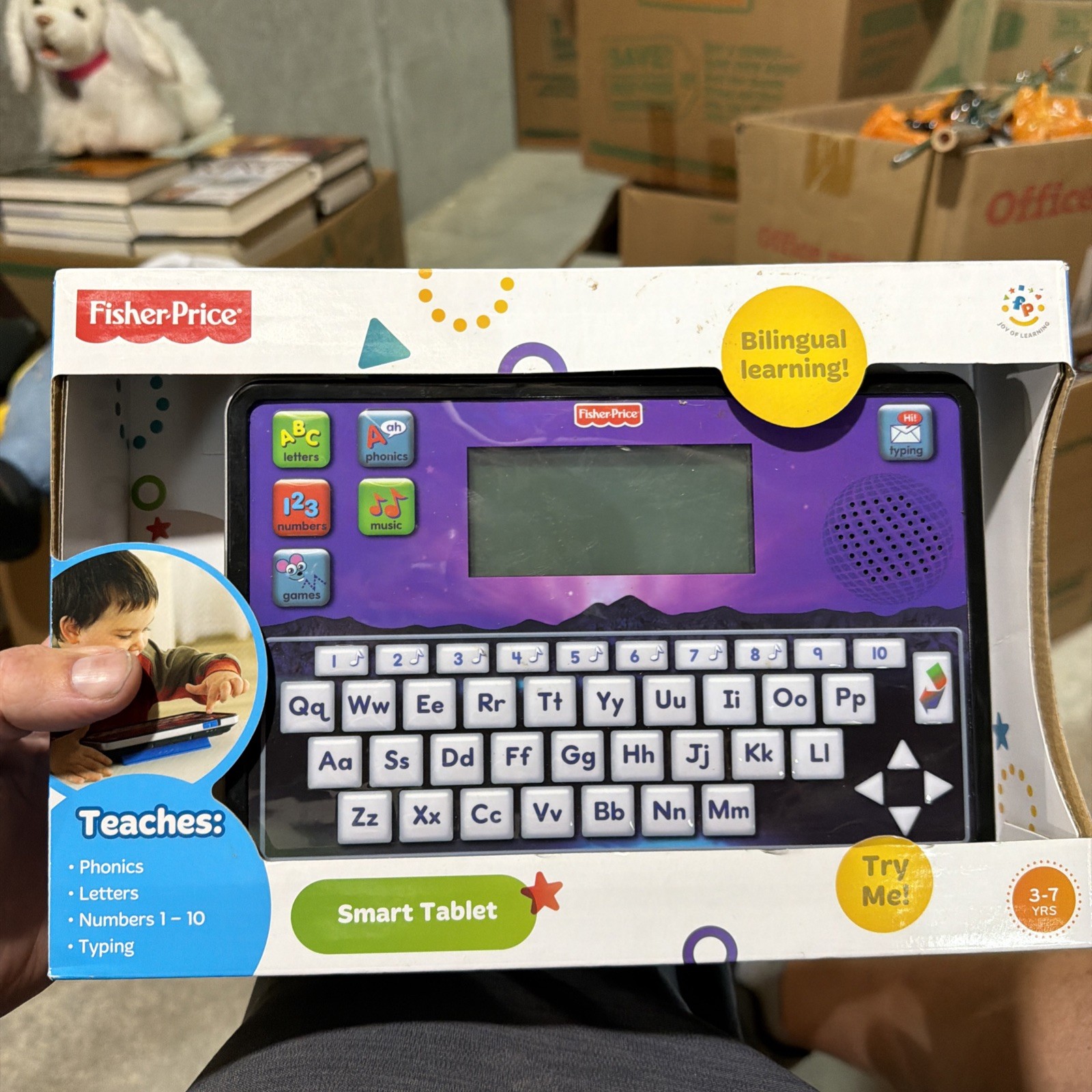 Fisher-Price Fun-2-Learn Smart Electronic Kids Tablet W8777 – New in Box!