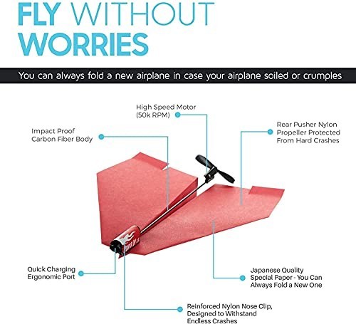 STEM Education Kit with Motorized Conversion Module & Paper Airplane Book – Fun