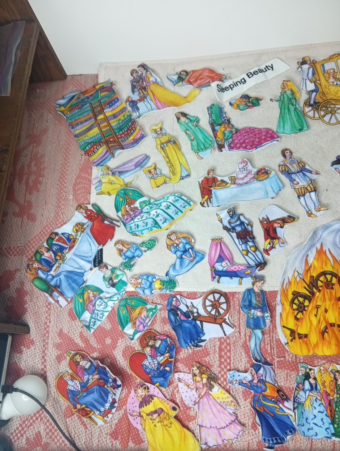 The Story Teller Felt Flannel Boards, Many Stories Lot School Princes TD17D