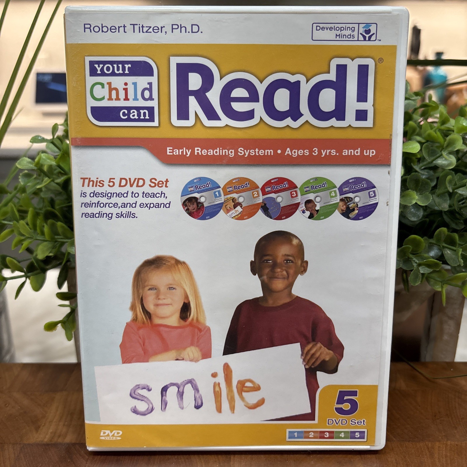Your Baby Can Read Volume 1-5 DVD Set Robert Titzer Ph.D
