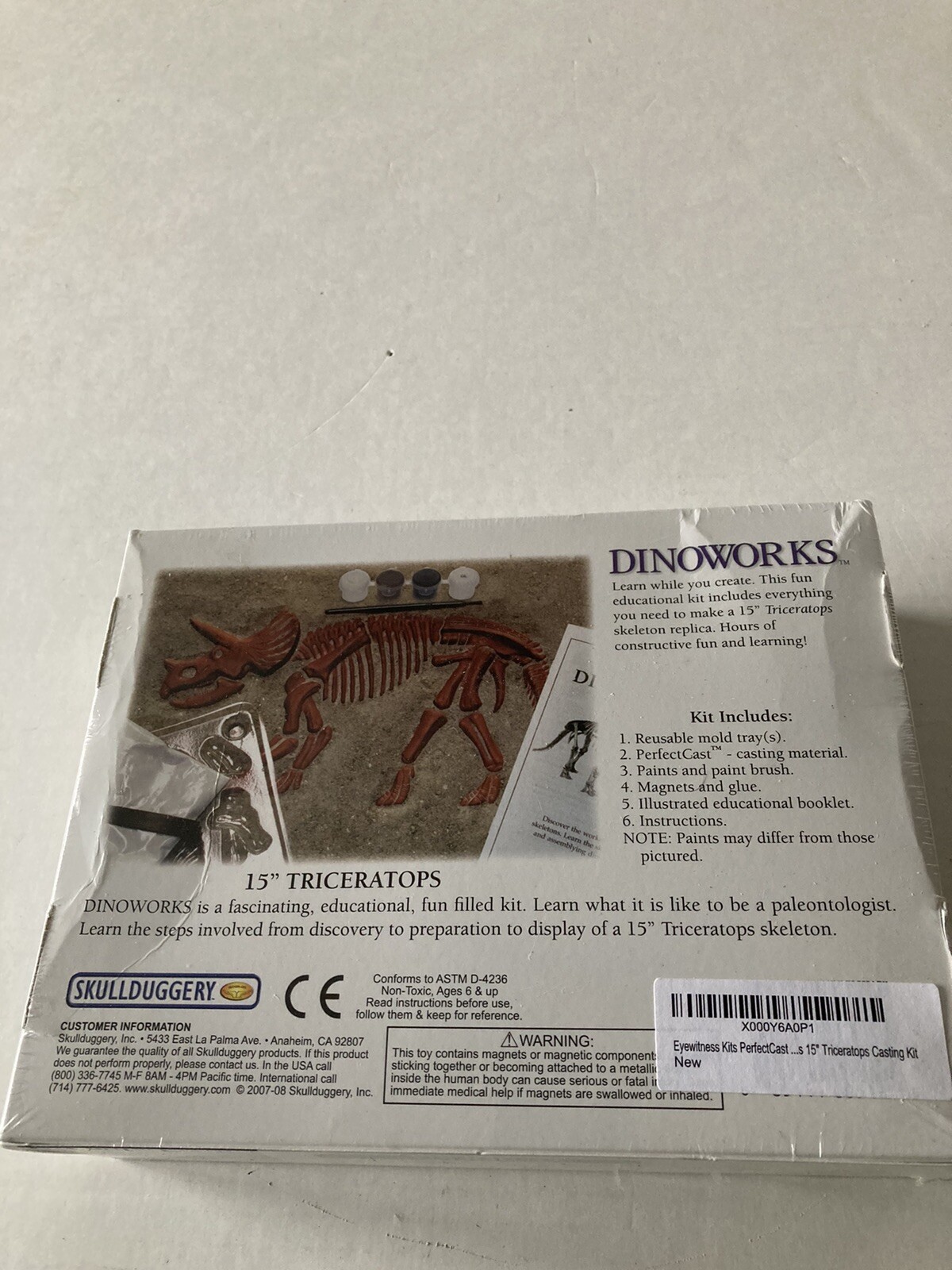 Triceratops NEW Dinosaur Casting Kit Dinoworks 15″  Eyewitness PerfectCast