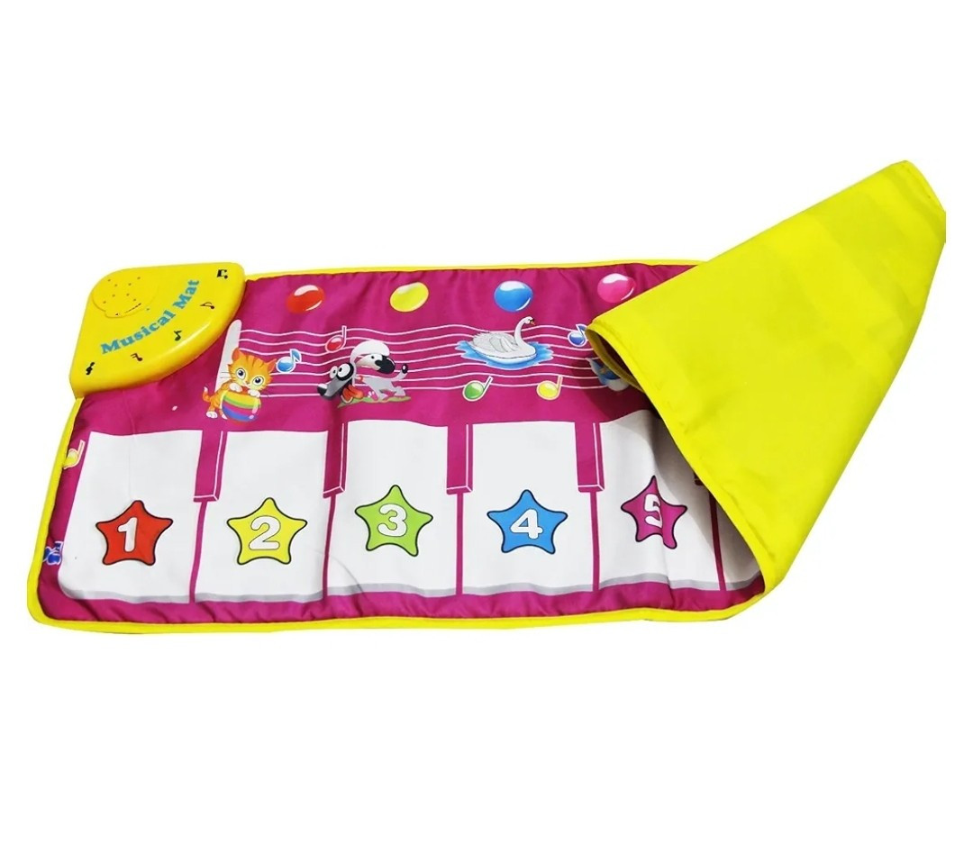 Kids Piano Mat Electronic Musical Blanket Toy Keyboard Music & Animal Sounds»