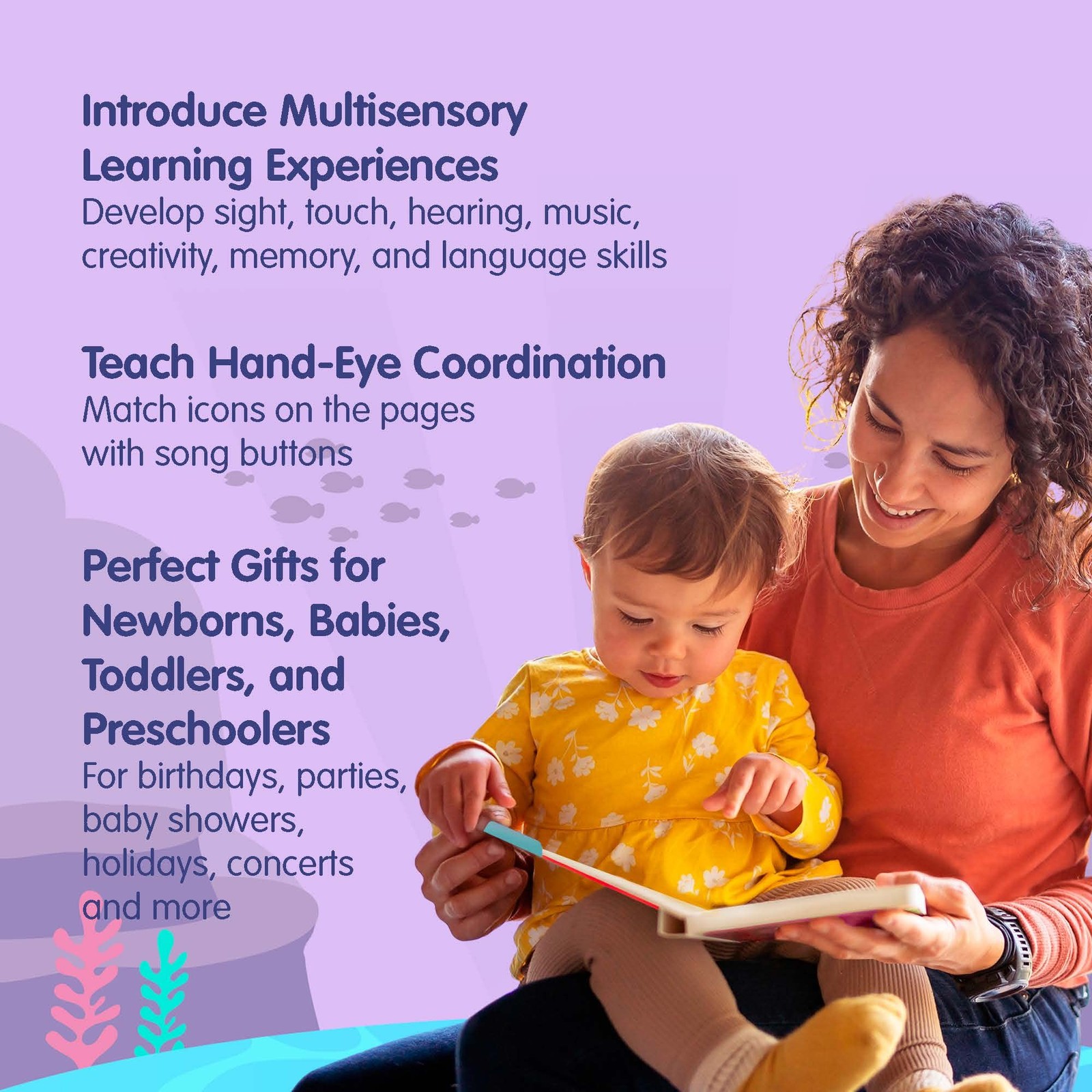 Baby Shark Family Orchestra Concert Sound Book – Interactive Musical Learning…