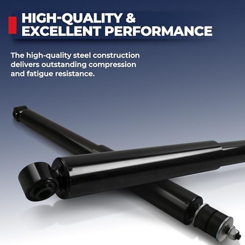 MOSTPLUS Rear Complete Strut Assembly & Shock Absorber w/Coil Springs Compatible