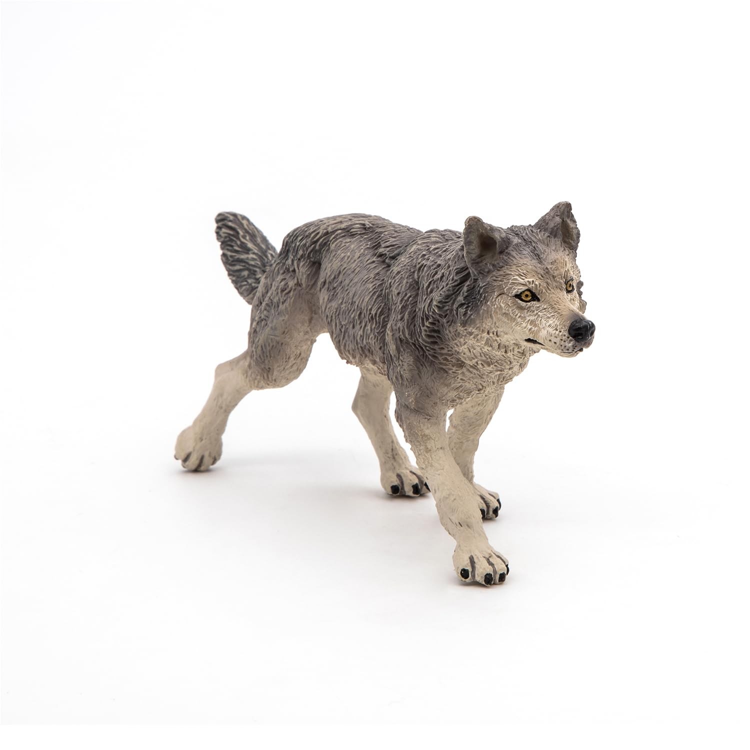 Papo – Realistic Grey She-Wolf Figure Toy for Kids – Ages 3+ 6cm, Multicolor
