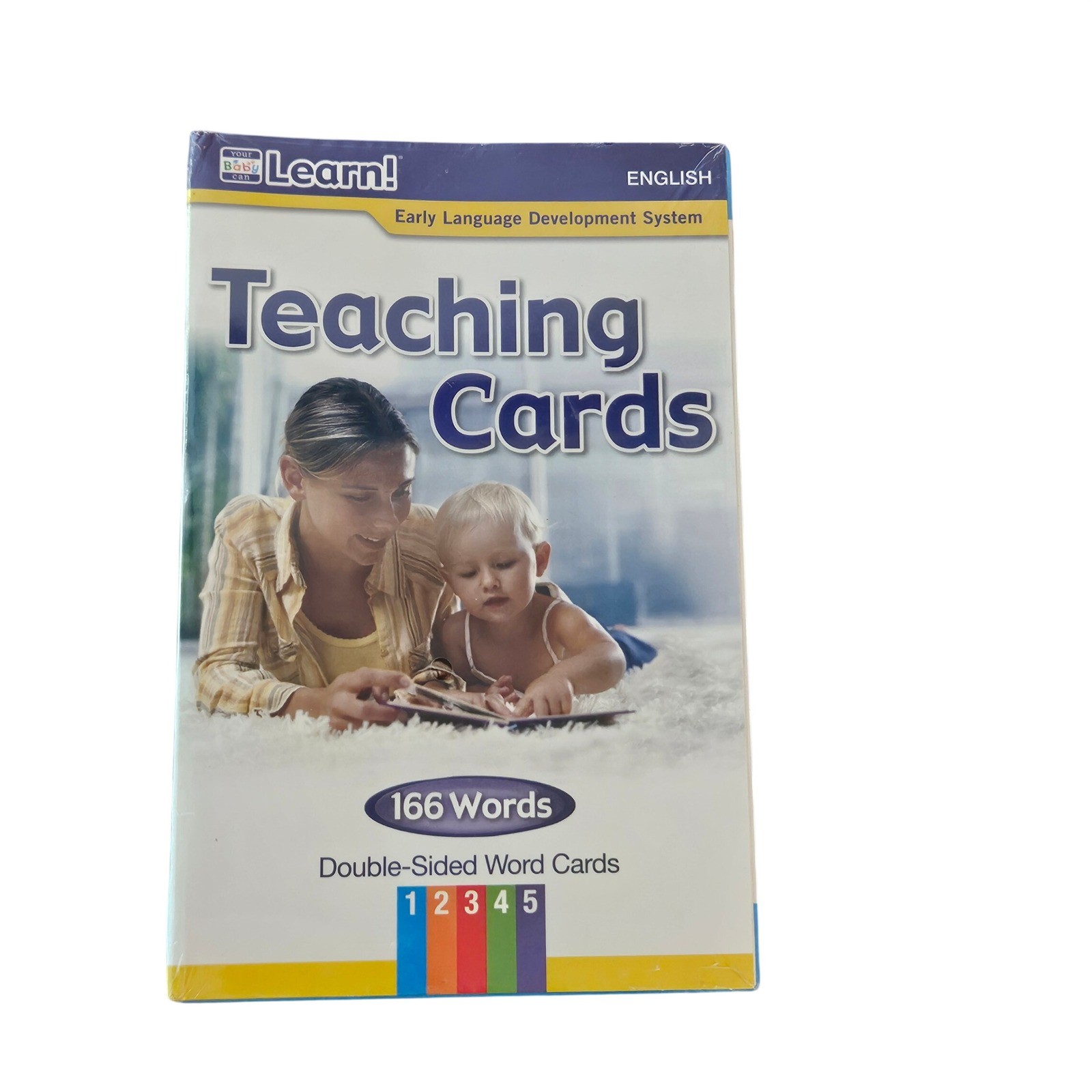 Your Baby Can Learn! Teaching Cards 166 Double-Sided Word Cards English Sealed