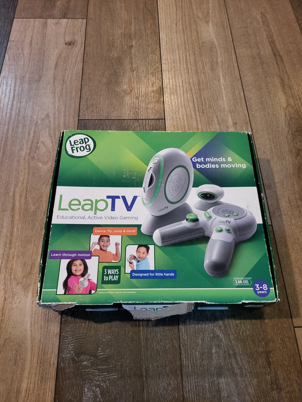 Leap Frog Leap TV Educational Video Gaming System LeapTV With One Game