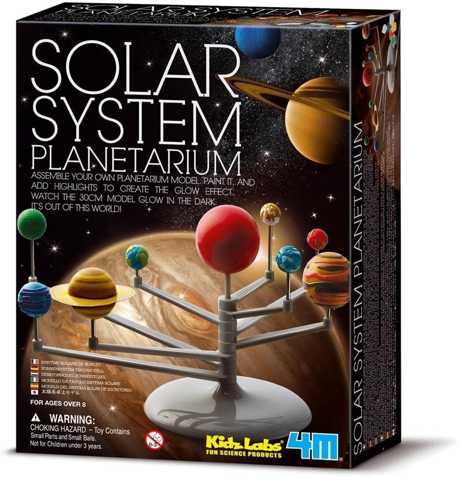 Interactive 3D Solar System Model Kit – Glow-in-the-Dark STEM Project for Kids