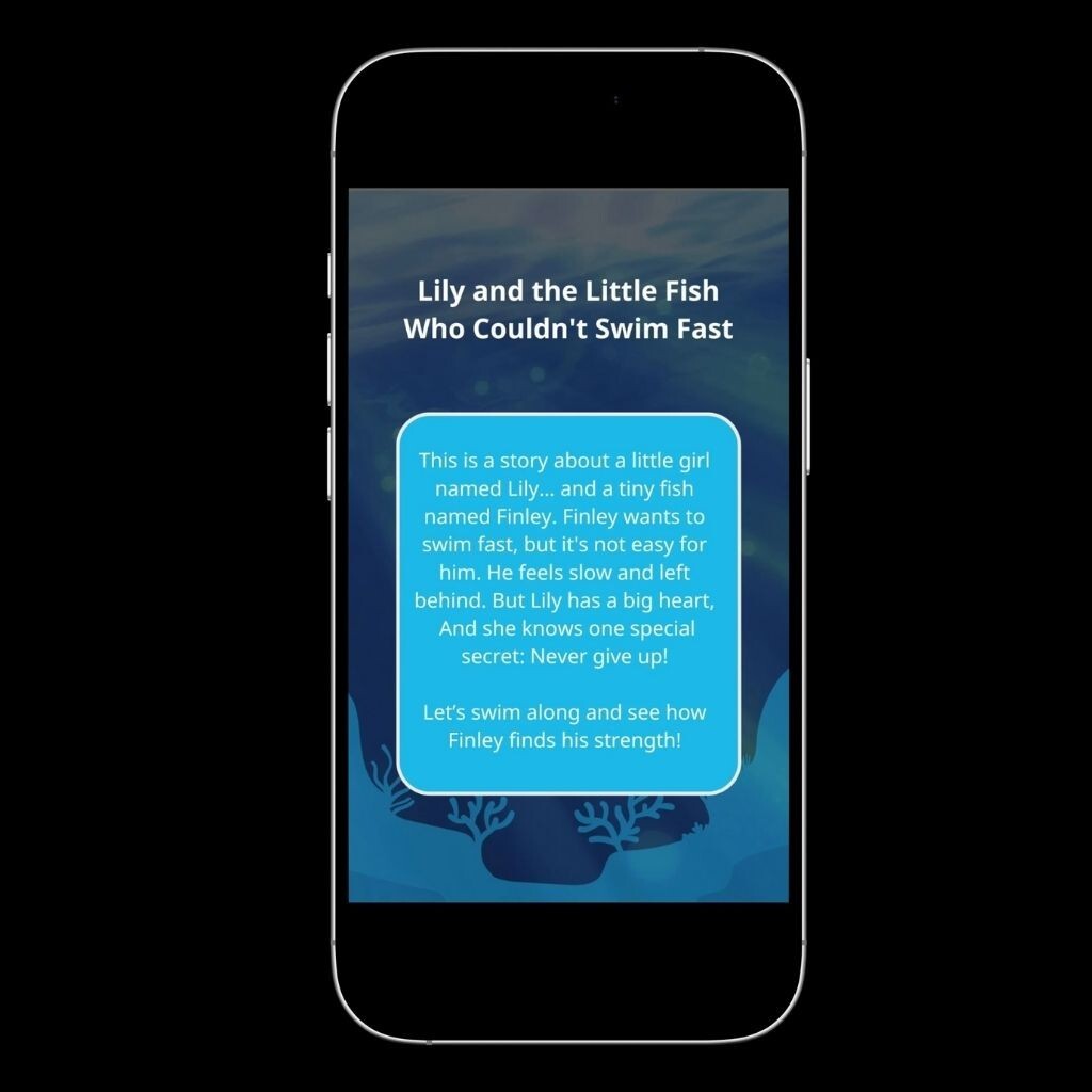 Lily and the Little Fish Who Couldn’t Swim Fast – Digital Download- Ages 3-8