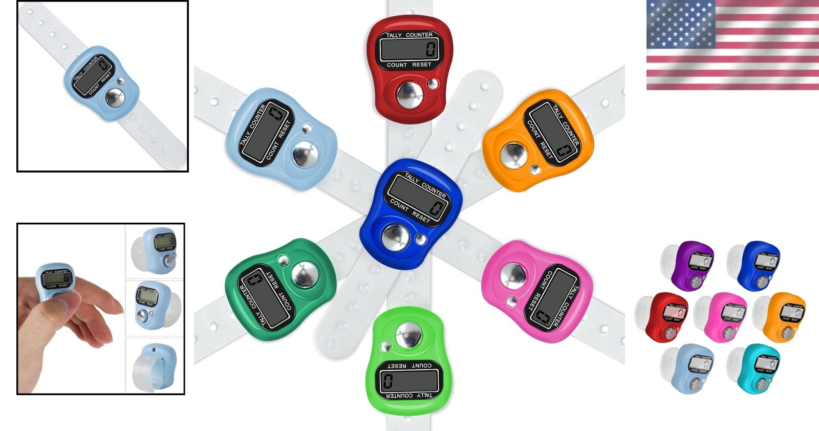 Portable 5-Digit Tally Counter with Durable ABS – Ideal for Multiple Activities