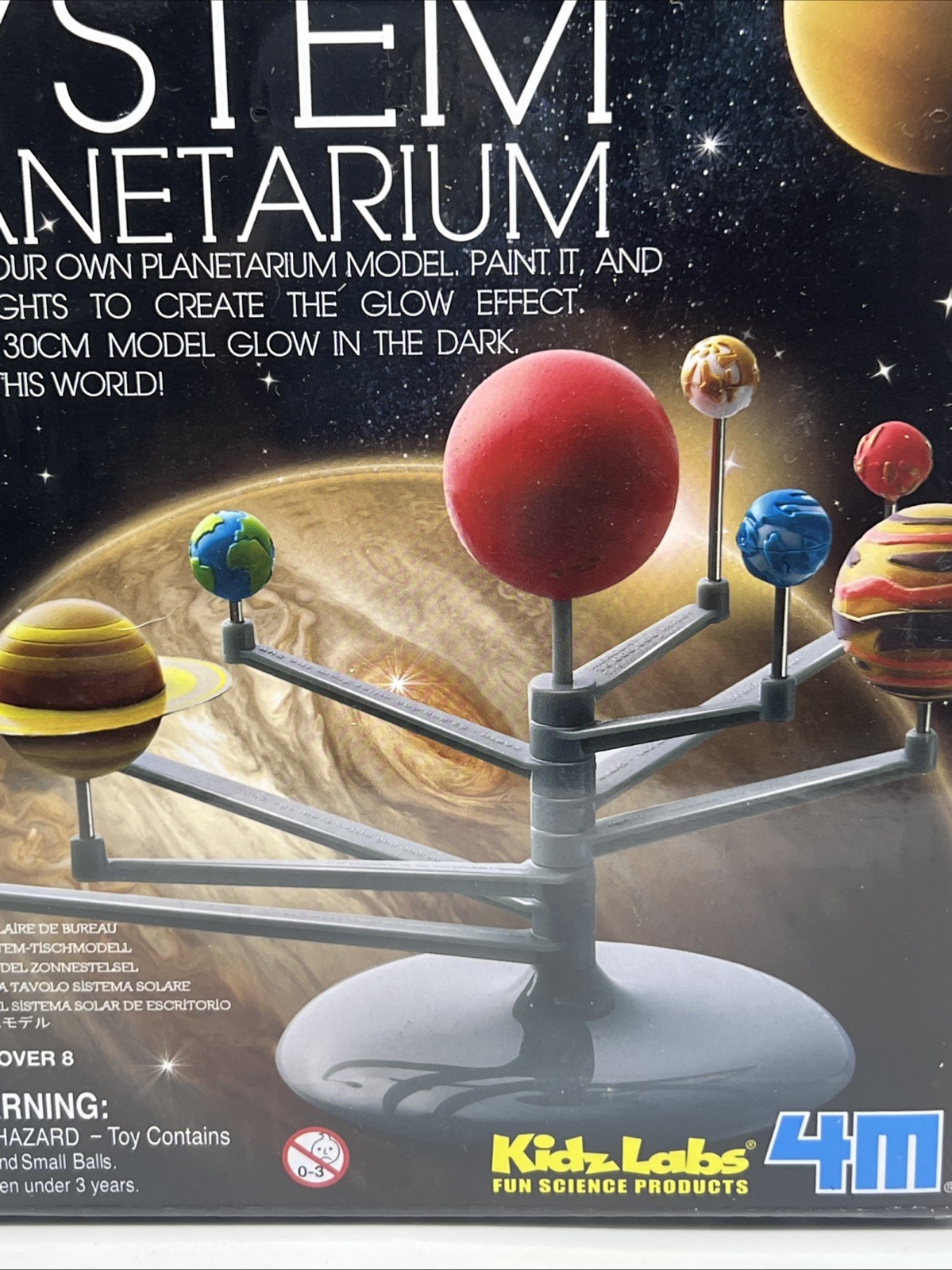 Solar System Planetarium Model Kit Kidz Labs 4M Brand NEW SEALED Ages 8+