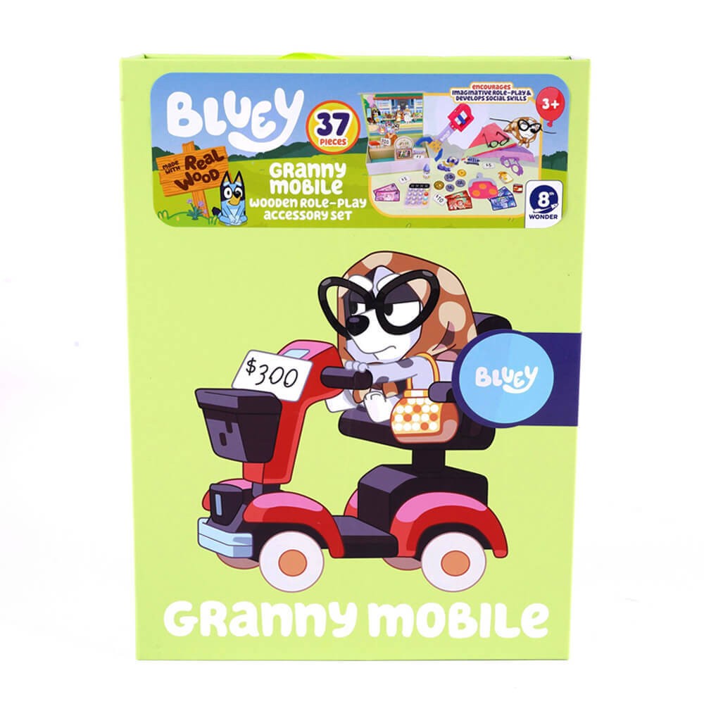 Bluey Wooden Role-Play Series – Granny Mobile Accessory Set