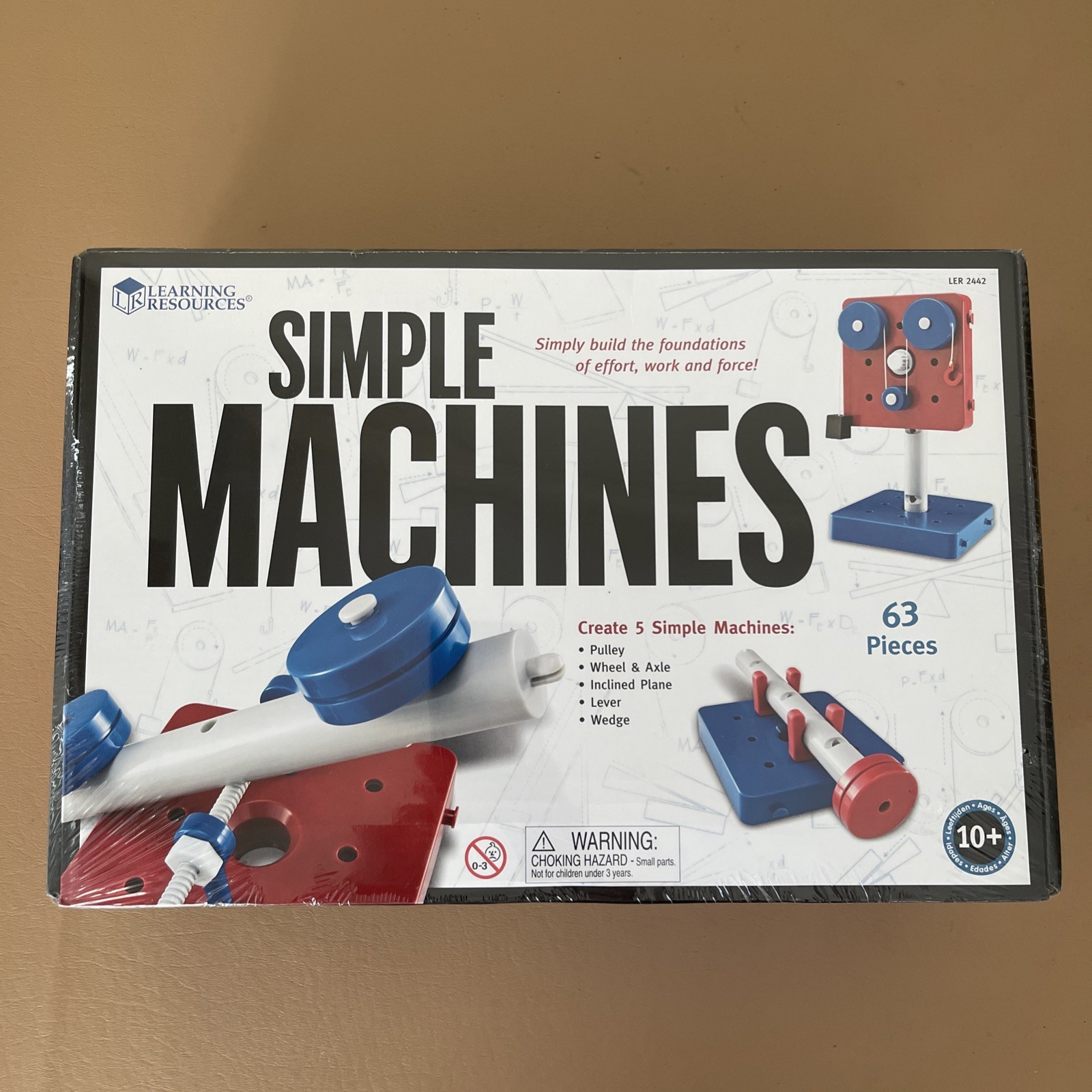 Simple Machines Learning Resources 5 models – 63 Pieces NEW/SEALED