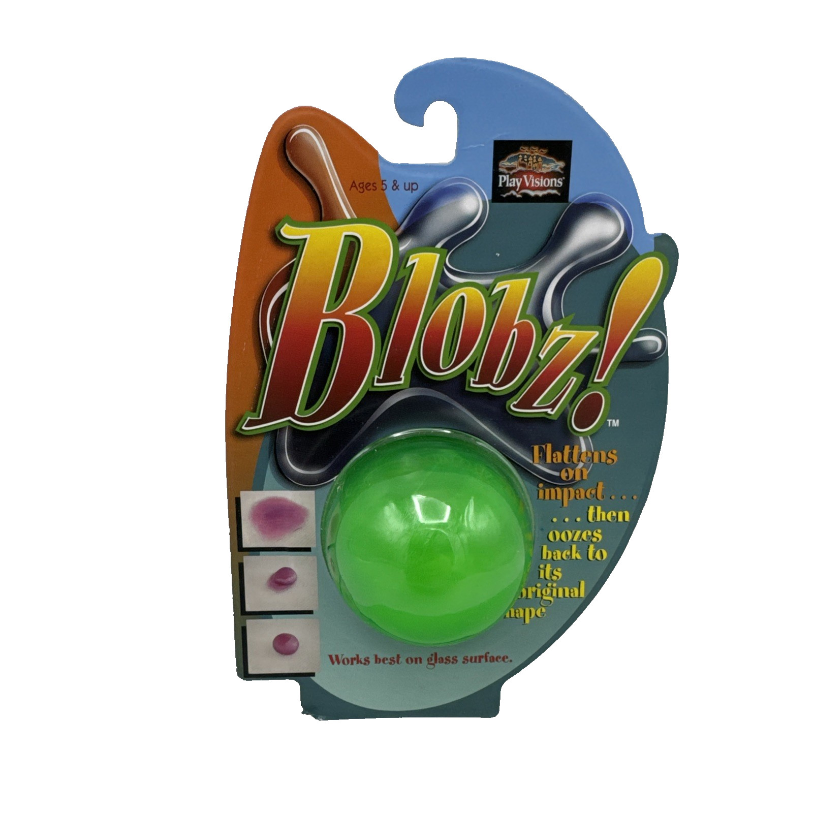 1 BLOBZ Splat Ball Squish Squeeze Sensory Autism Stress Ball Toy Fidget New