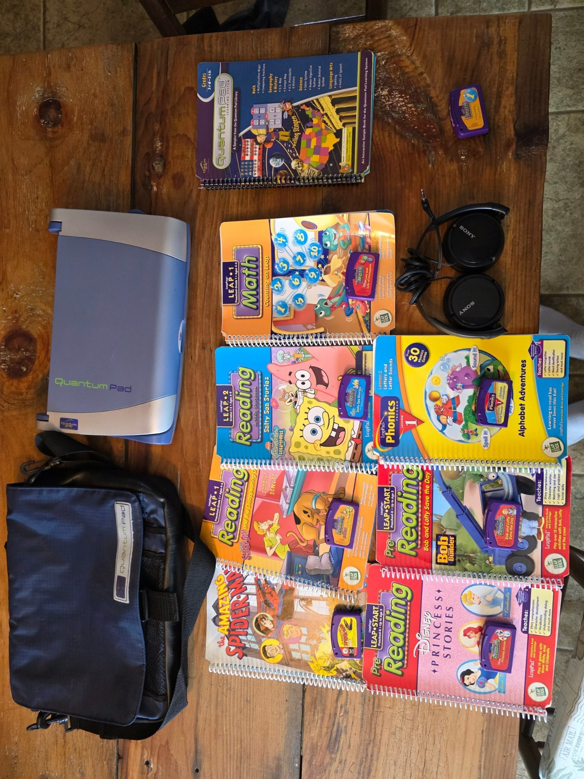 Leapfrog Quantum Leap Pad Learning System With 7 Complete Books/Games