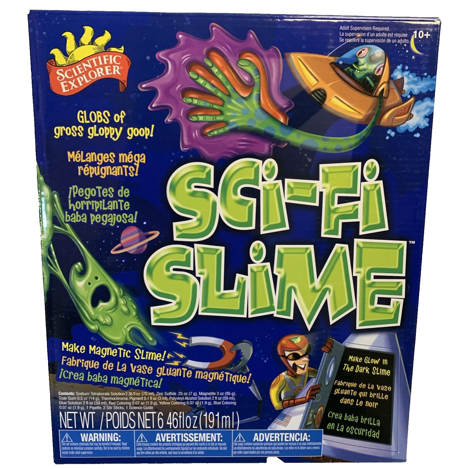 Scientific Explorer Sci-Fi Slime Science Kit Age 10+ Brand New