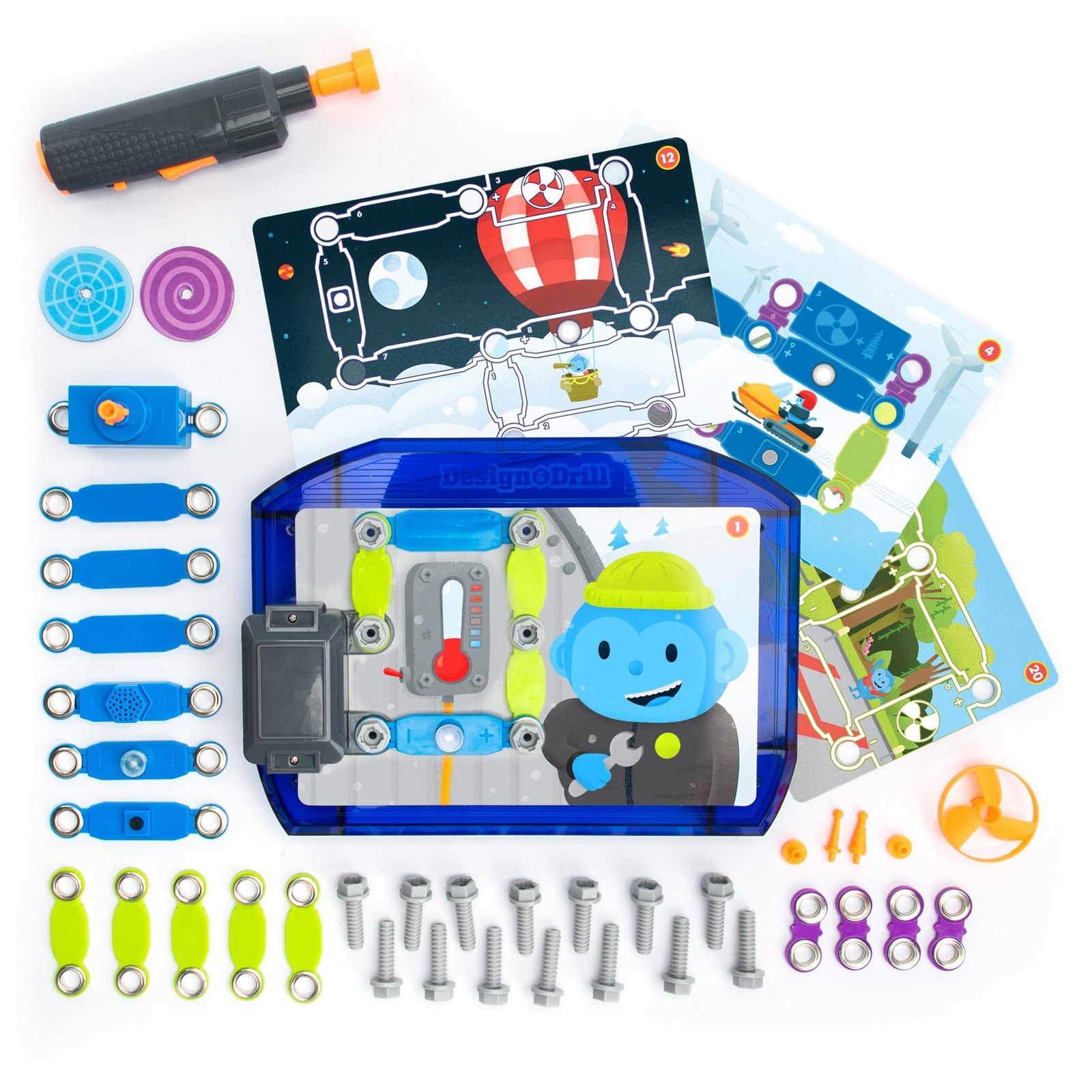 Design & Drill Adventure Circuits – STEM Toy for Kids Ages 5+, Science Kits a…