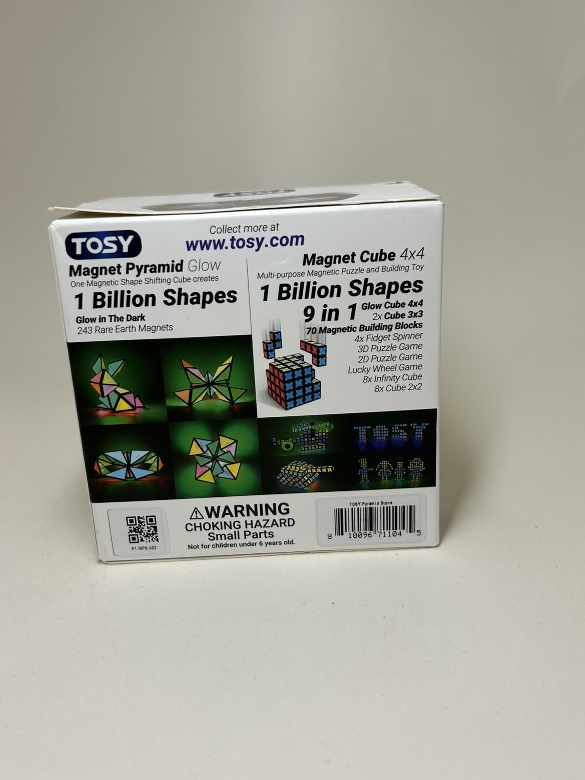 TOSY Magnet Pyramid Stone – 1 Cube Transforms into 1 Billion Shapes,