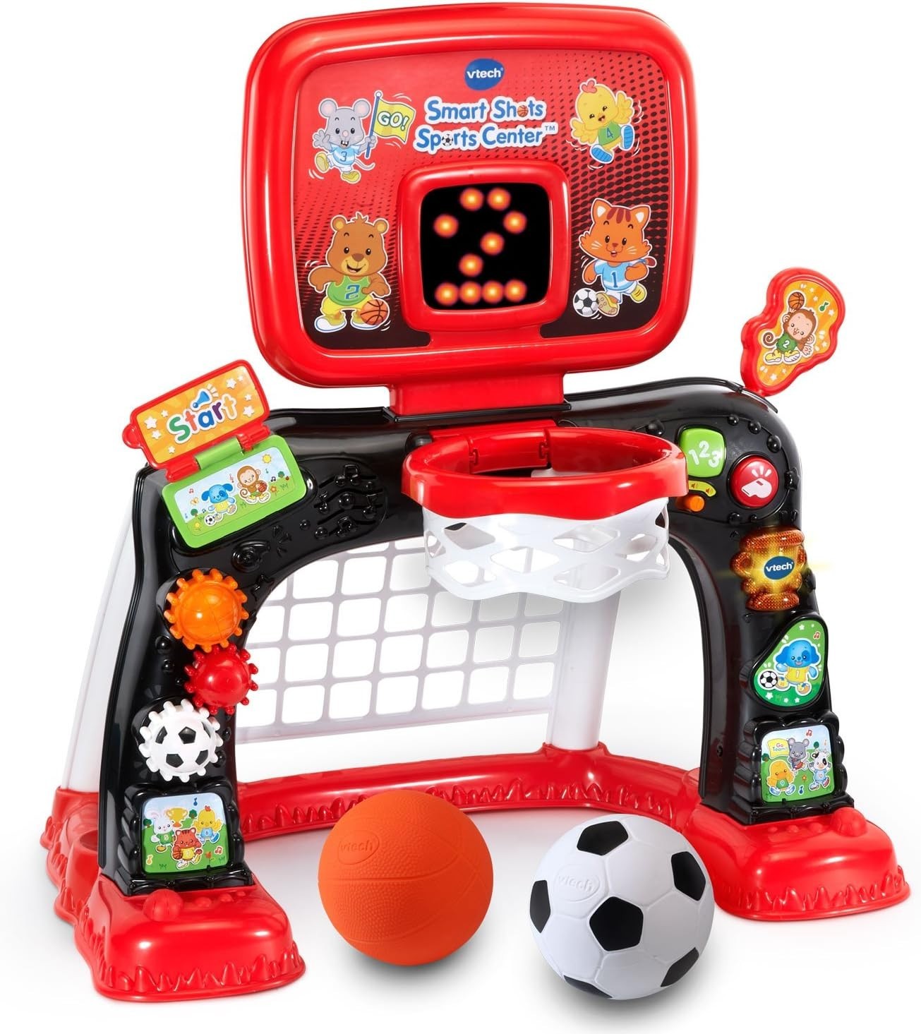 Smart Shots Sports Center: Red Multi-Sport Activity Toy for Toddlers 1-3