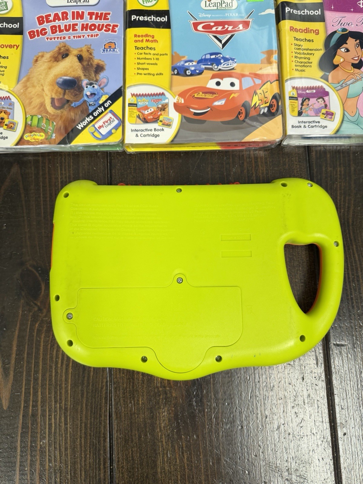 My First Leap Pad w/ Original Book & Cartridge + 6 Books & Cartridges in Cases