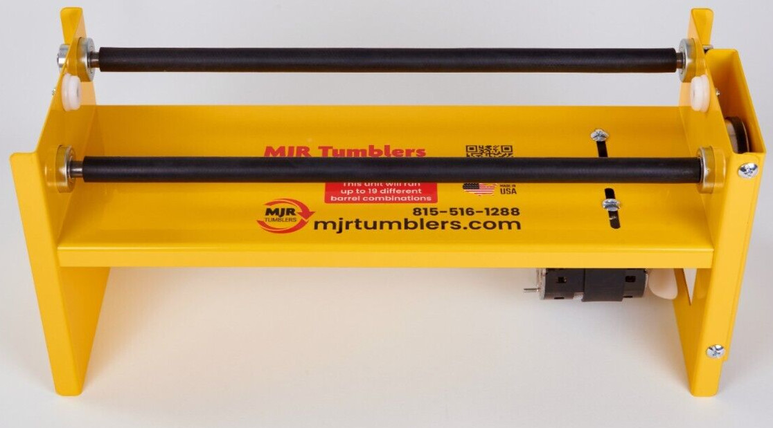 40 lb Rock Tumbler w Grit Kit MJR TUMBLERS AWARDED BEST HIGH END TUMBLER of 2019