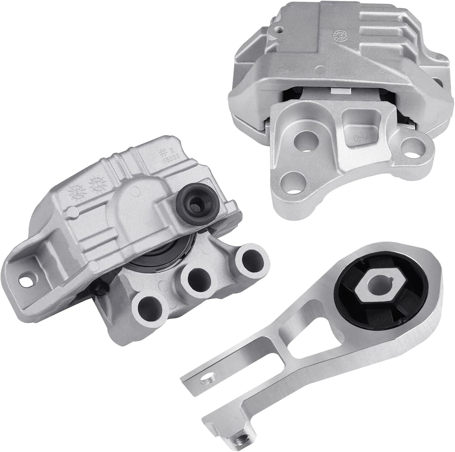 JDMON 3Pcs Engine Motor & Transmission Mount Replacement for Jeep Compass 2.4L